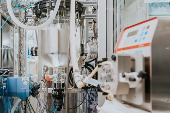 Equipment in the laboratory.