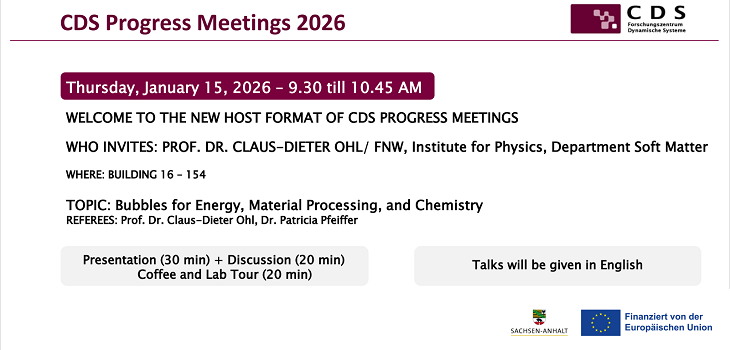 CDS Progress Meeting